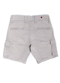 Andora Plain Boys Summer Cargo Short - Light Grey  - Image 2