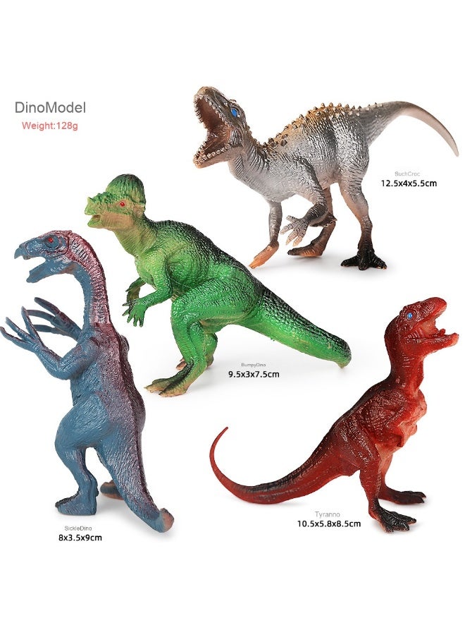 NIBEMINENT Free Shipping Realistic Plastic Mini Dinosaur Toy Set