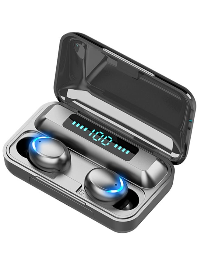 Generic - TWS True Wireless Bluetooth Headphones with Mic - LED Display Charging Case, USB Output Power Bank & 5.3 Bluetooth Deep Bass Earbuds for Sports Work & Travel - Touch Control, Noise Cancelling & Auto Pairing - Image 1