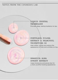 CosMedix Lumi Crystal - Hydrating Lip Plumper, Softens & Reduces Fine Lines & Wrinkles - A High-Shine Finish Lip Gloss that Moisturizes Dry Lips - Hydrating Lip Treatment  - Image 2