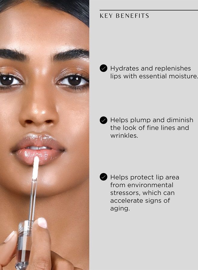 CosMedix Lumi Crystal - Hydrating Lip Plumper, Softens & Reduces Fine Lines & Wrinkles - A High-Shine Finish Lip Gloss that Moisturizes Dry Lips - Hydrating Lip Treatment - Image 3