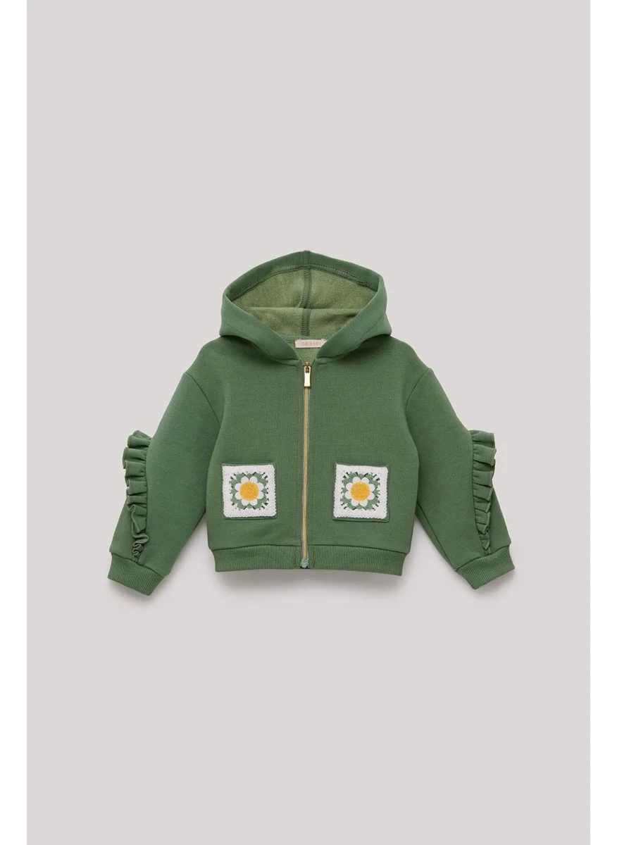 Gb Baby Bg Store Baby Girl Green Tracksuit Top