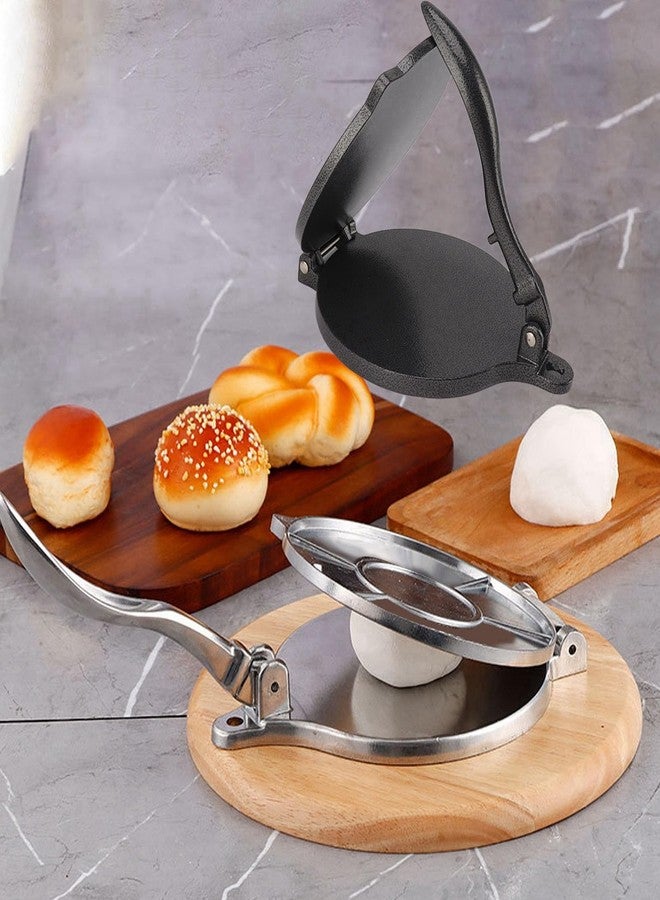 Fockety Tortilla Press, Aluminum Tortilla Maker, Heavy Duty Tortilla and Roti Maker, Tortillera Pataconera, Dough Press Flour Tortilla Press Taco Maker Taco Press Quesadilla Maker for - Image 4