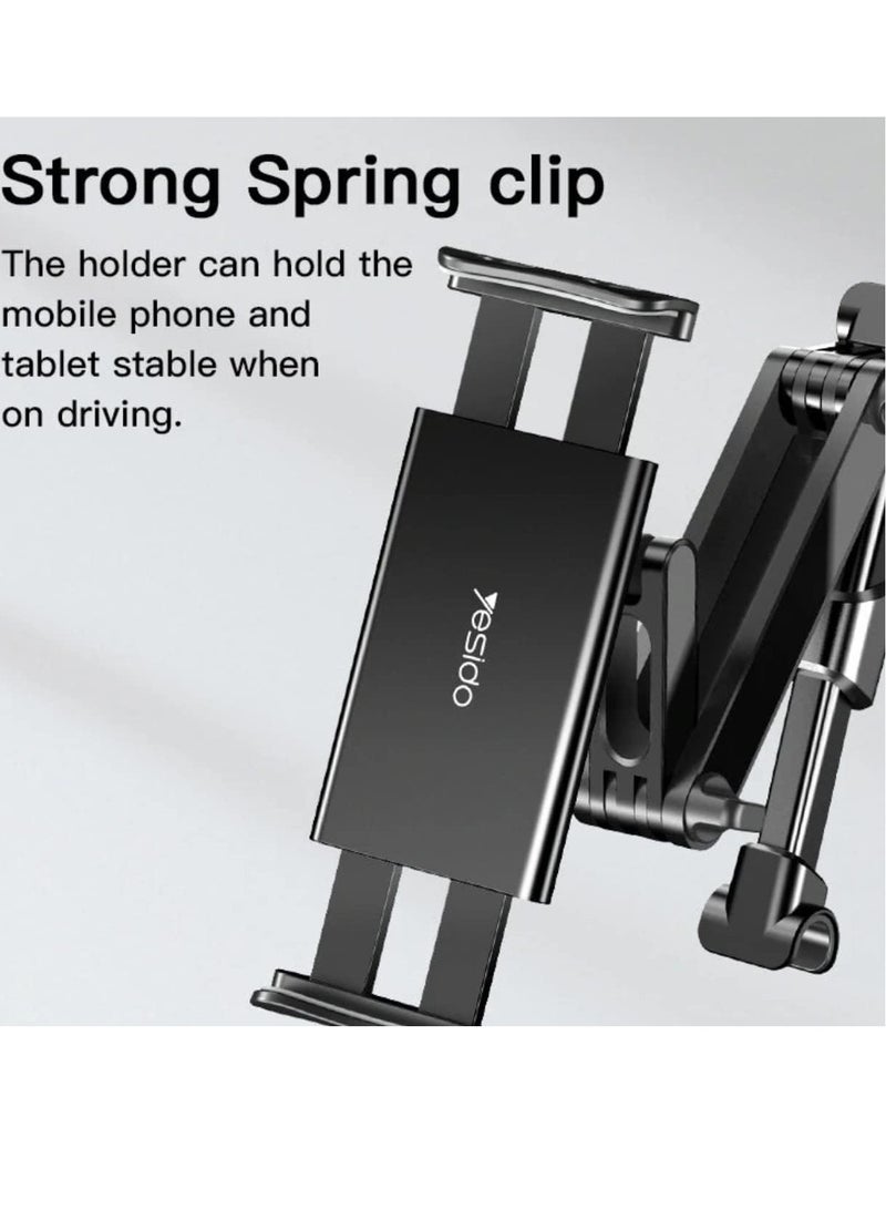 Yesido C117 Car Tablet Headrest Mount Tablet Holder for Car Seat 360 Degree Rotation Compatible with 4.7inch to 12.9 inch, - Image 3