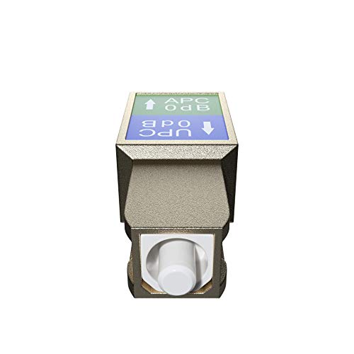 ADnet SC APC Female to SC UPC Male Fiber Optic Adapter – Single Mode 9/125 SM, No Loss 0dB, Hybrid Fixed Type - Image 2