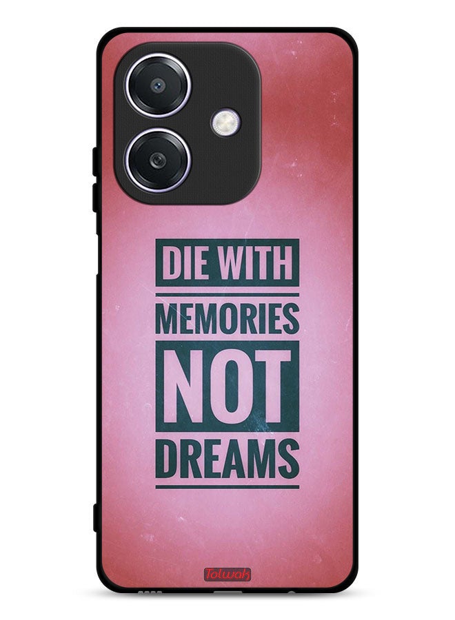 Tolwak Oppo A3x 5G Protective Case Cover Die With Memories Not Dreams - Image 1