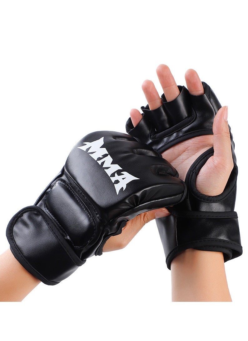 Generic MMA Boxing Gloves,Boxing Gloves Half Finger - Adult average size  - Image 1