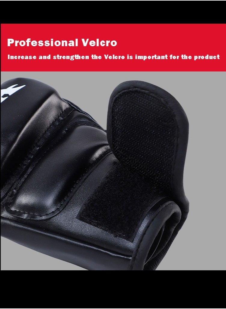 Generic MMA Boxing Gloves,Boxing Gloves Half Finger - Adult average size  - Image 3