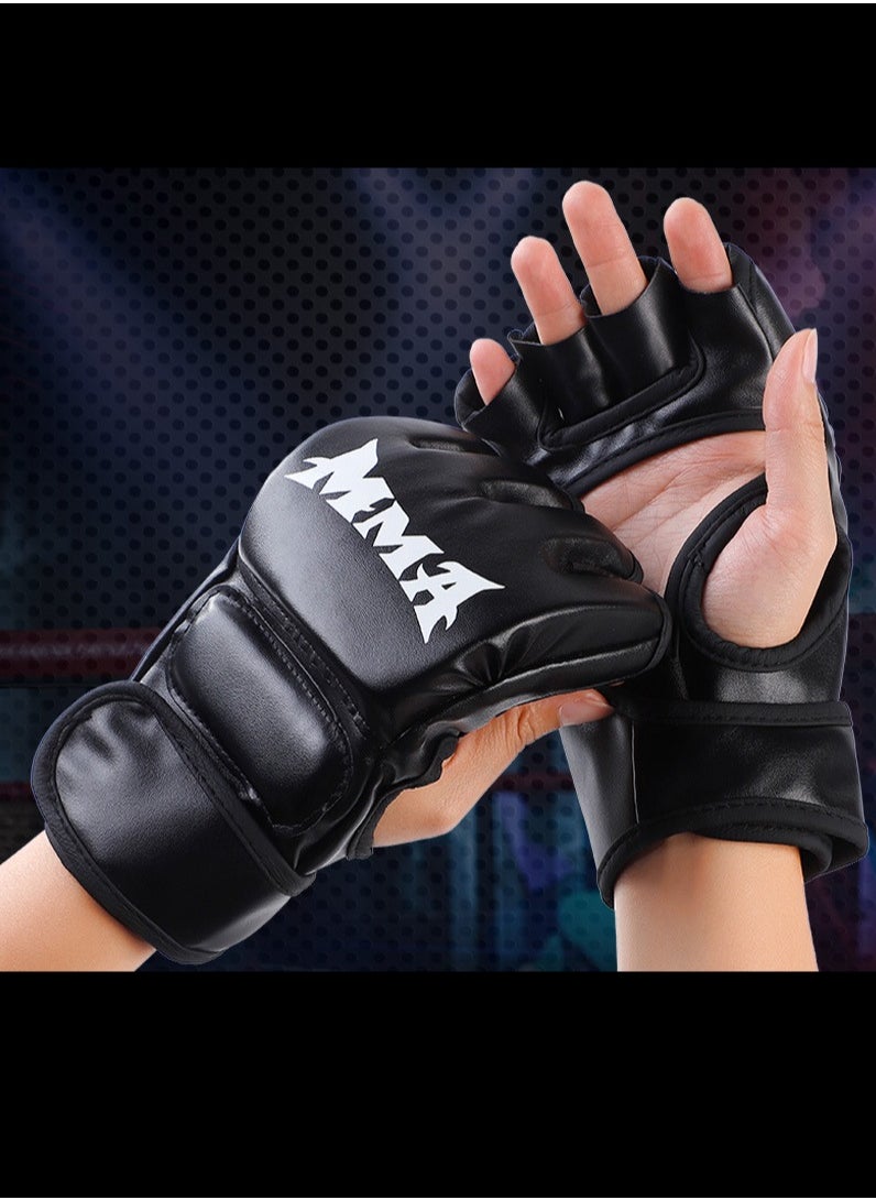 Generic MMA Boxing Gloves,Boxing Gloves Half Finger - Adult average size  - Image 5