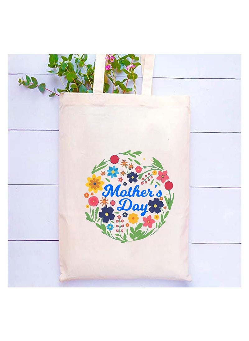PRINTSHOP4ME Mother's day gift Cotton Bag Funny Designs Print - Reusable Canvas Tote Bag - Eco Friendly - Lightweight - Grocery Shopping Bag - Gifts for Mother - Office, Travel  - Image 2