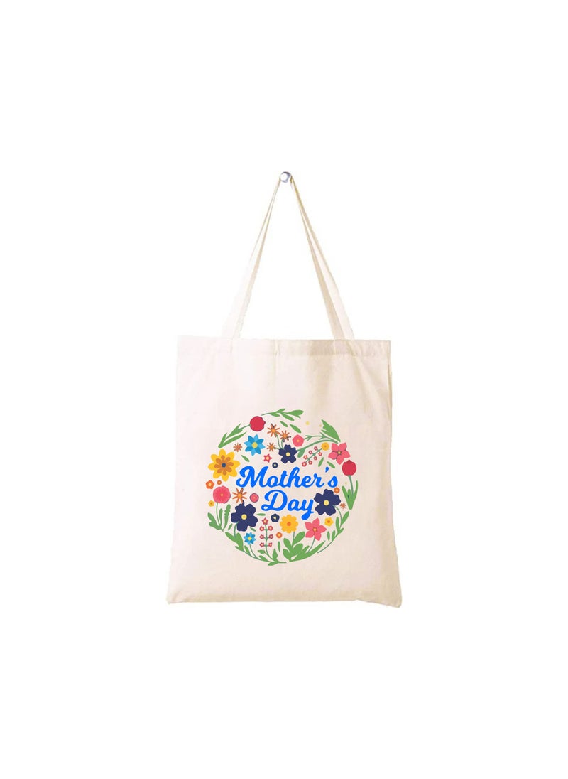 PRINTSHOP4ME Mother's day gift Cotton Bag Funny Designs Print - Reusable Canvas Tote Bag - Eco Friendly - Lightweight - Grocery Shopping Bag - Gifts for Mother - Office, Travel  - Image 1