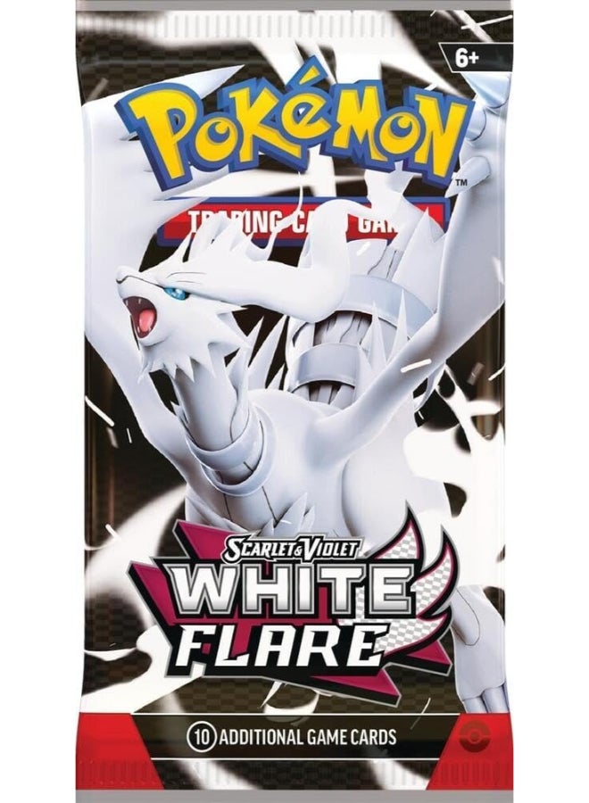 Pokemon Pokémon TCG Scarlet & Violet—White Flare Booster Bundle, Booster Pack, 10 Trading Cards, Random Assorted Pack Artwork, Collectible Card Game Expansion - Image 1