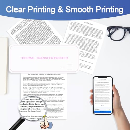 Potanro Thermal Printer Paper A4 Printing Paper Quickdry Thermal Paper 83x11 Thermal for Portable Printer6 Rolls - Image 3