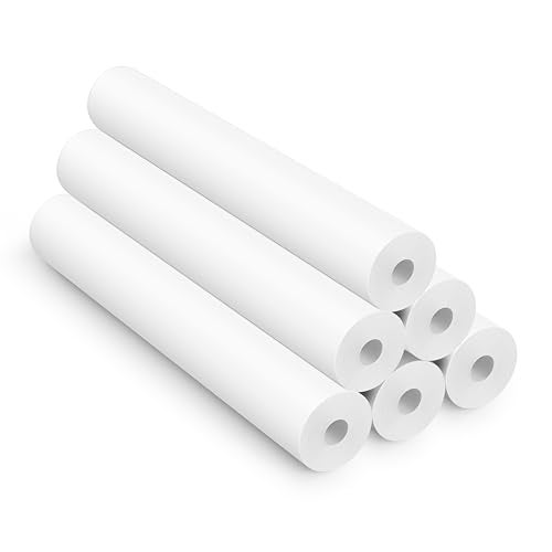 Potanro Thermal Printer Paper A4 Printing Paper Quickdry Thermal Paper 83x11 Thermal for Portable Printer6 Rolls - Image 1
