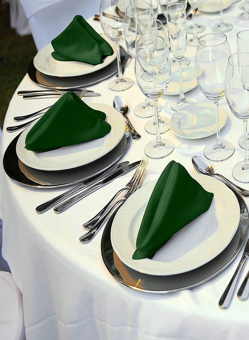 Generic Elegant Satin Square Napkins Set of 10, 17x17" Soft and Smooth Fabric for Dinner, Weddings, and Parties, Washable and Reusable Dinner Napkins  - Image 5