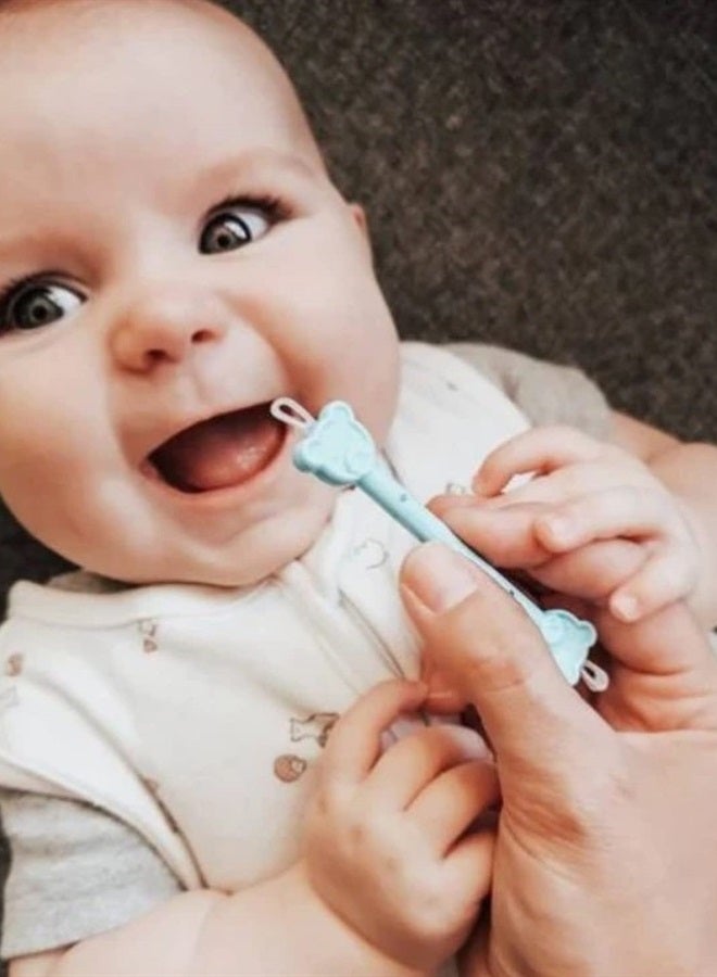 oogiebear Nose and Ear Gadget. Safe, Easy Nasal Booger and Ear Wax Remover for Newborns, Infants and Toddlers. Dual Earwax and Snot Remover. Aspirator Alternative - Image 2