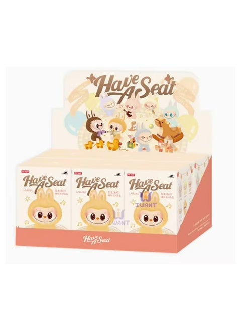Labubu The Monsters Have A Seat Series Random 1 Piece  Pop Mart Blind Box Collectible Toy Art