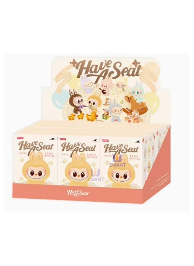 POP MART Labubu The Monsters Have A Seat Series Random 1 Piece  Pop Mart Blind Box Collectible Toy Art  - Image 1