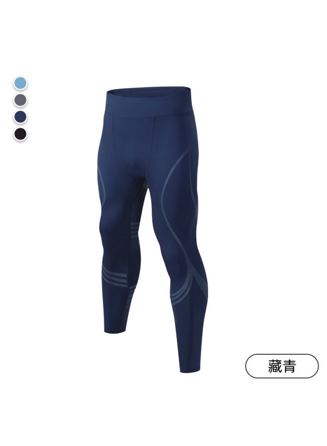 Men's And Women's Moisture-wicking, Quick-drying, Moderately Compressive Training Marathon Running Slim-fit Nylon Yoga Sports Pants