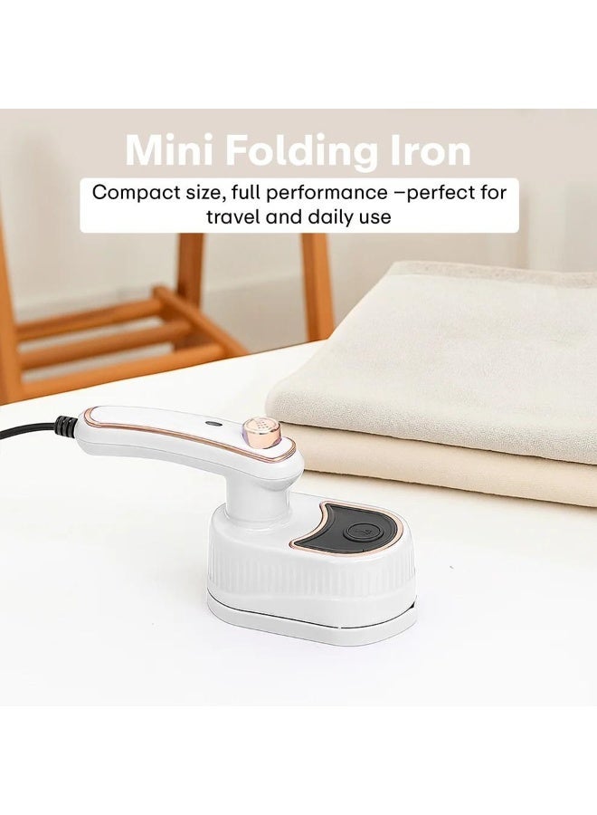 Hugifts Foldable Handheld Garment Steamer, Portable Steam Iron for Home & Travel, Dry/Wet Dual Use - Image 5