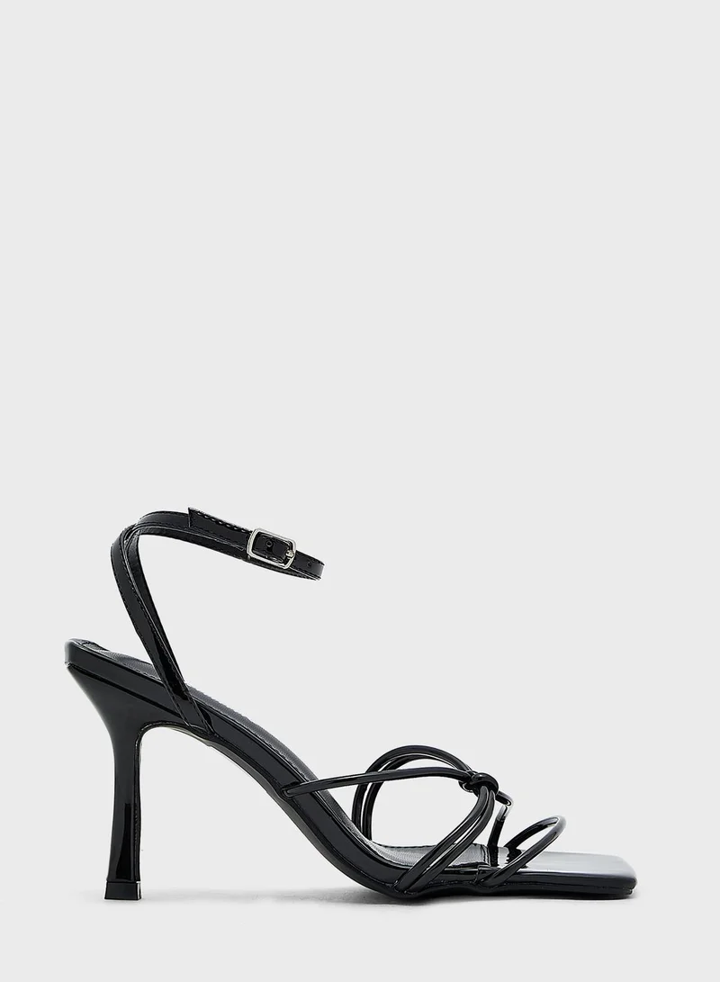 PUBLIC DESIRE Multi Strap High Heel Sandals