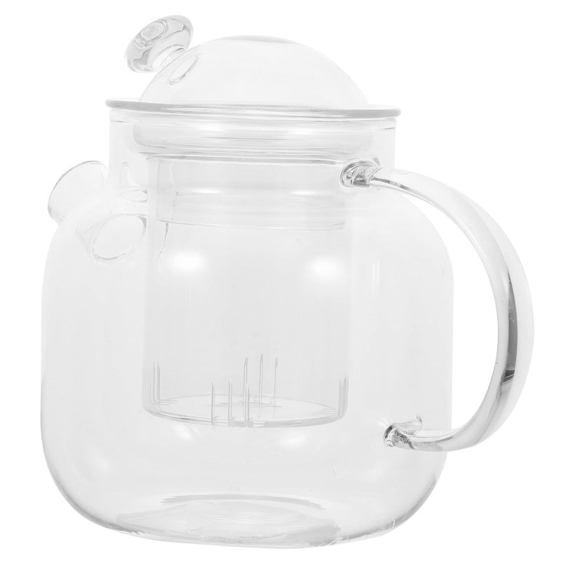 Heat Resistant Glass Teapot With Infuser 750ml Thickened Pot For Loose Leaf Tea Brewing - Image 2