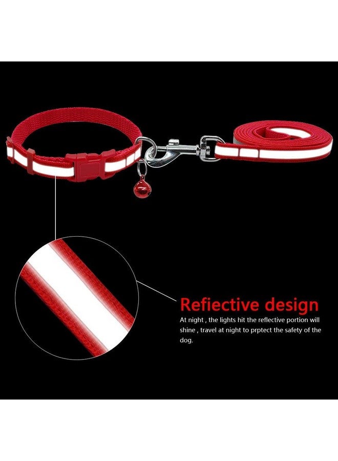 طوق أمان للقطط من النايلون الأسود العاكس مزود بأجراس - Image 2