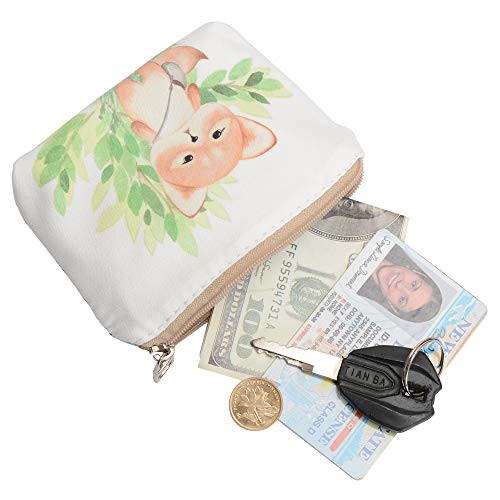 ARRIZO Women and Girls Cute Fashion Coin Purse Wallet Bag Change Pouch Key Holder (Little Squirrel) - Image 4