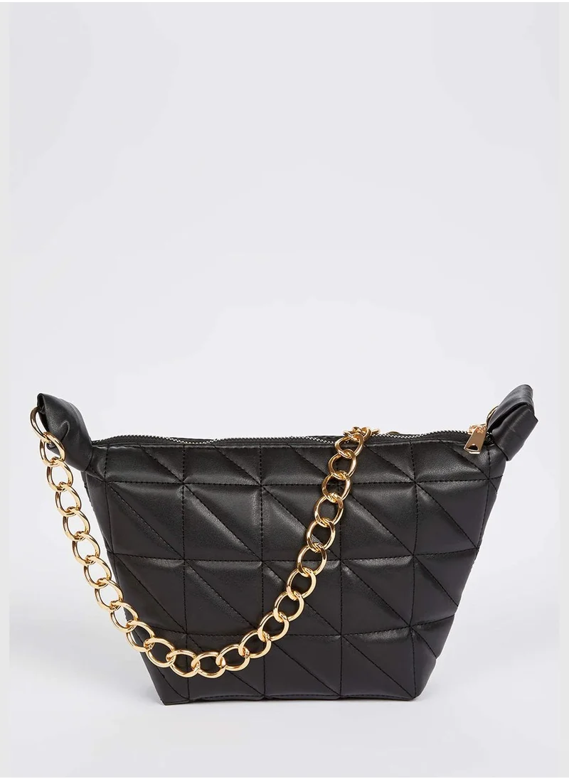 DeFacto Faux Leather Baget Shoulder Bag