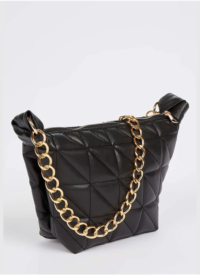 DeFacto Faux Leather Baget Shoulder Bag