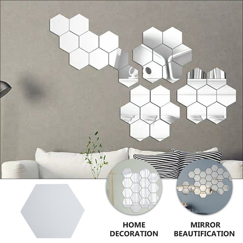 12Pcs Background Wall Stickers Decorative Decals Household Wall Decal Adornment - Image 5