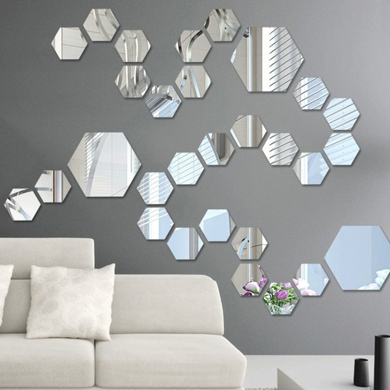 12Pcs Background Wall Stickers Decorative Decals Household Wall Decal Adornment - Image 3