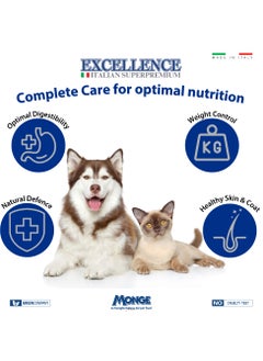 Monge Lechat Excellence by Monge | Cat Wet Food Rich in Salmon and Chicken | Super Premium Complementary Wet Cat Food | Mousse in Can- Pack of 24x85g  - Image 4