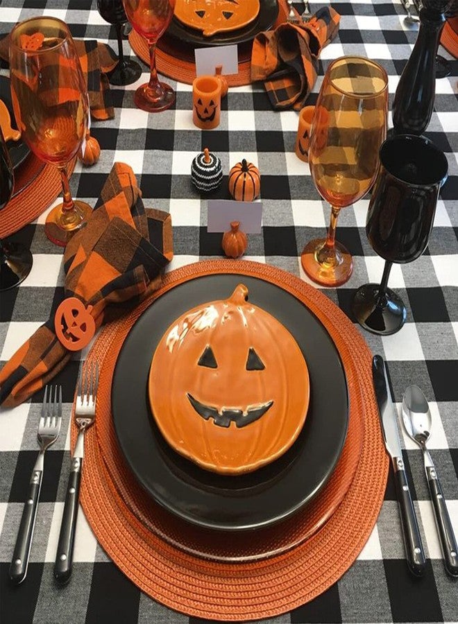 wonlex Halloween Napkin Rings Set of 4, Pumpkin Napkin Ring for Table Setting, Halloween Fall Decorations, Table Decor, Home Decor (Halloween Pumpkin) - Image 5