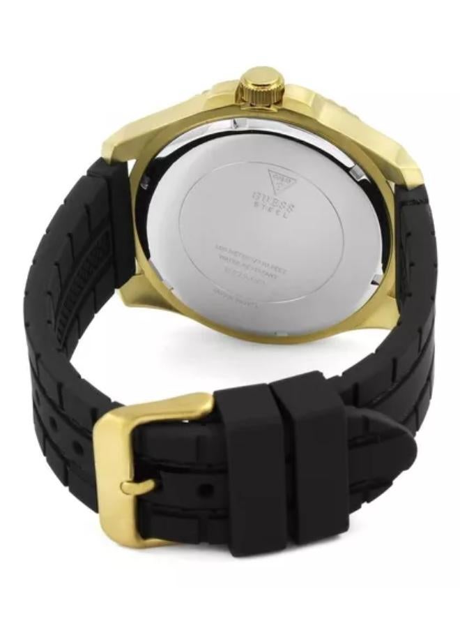 GUESS W0798G3,Men's Sport,Multi-Function,Stainless Steel,Silicone,Screw Crown - Image 3