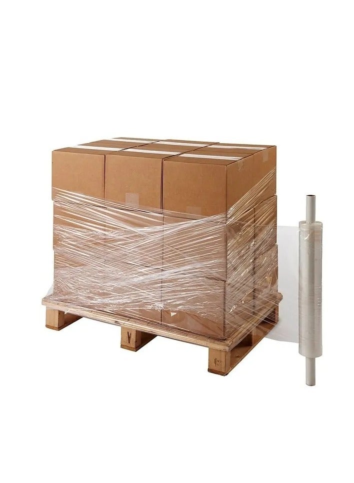 vsell24 9PC Clear Stretch Film Wrap Super Transparent and Durable Stretch Film Wrap for Home and Office Use 1.5KG (400 Core )  - Image 4