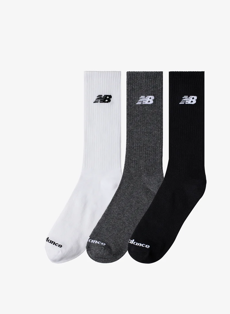 New Balance 3 Pack Lightweight Crew Socks