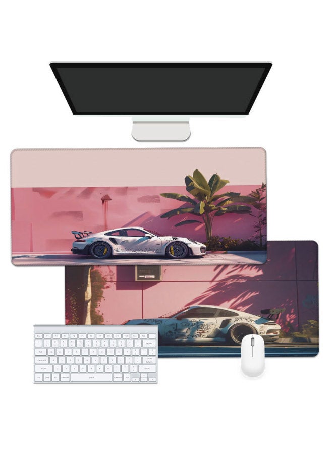 American Mouse Pad Oversized Racing Car Office Desk Mat Creative Sports Car Large Thickened Computer Keyboard Pad For Boys And Girls-Color:900x400mmx3mm [washable]-Pattern:Sdwz218 (9)【sports Car】  - Image 4