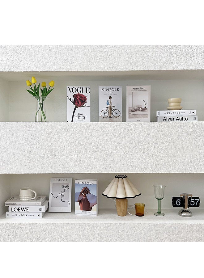ZVEV Decorative Books for Home Decor,Set of 5 Stylish Fake Books of Room Books Decor Aesthetic,for Coffee Table Decor,Living Room, Table, Shelf Decor,Modern Hardcover Stacked Display Books - Image 2