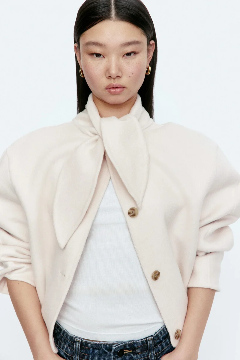 H&M Handmade wool-blend jacket