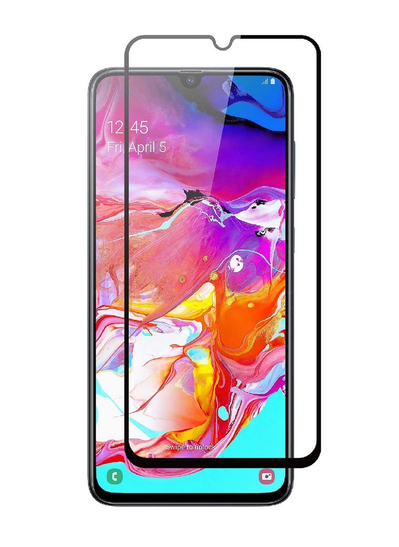 Super Tempered Glass Screen Protector 5D Designed For Samsung Galaxy A70 Full Glue Edge to Edge Full Screen Coverage And Bubble Free - Image 1