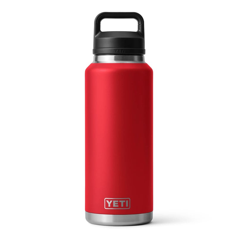 YETI Rambler 46 oz Bottle  Leakproof  Vacuum Insulated  Stainless Steel with Chug Cap  Rescue Red - Image 3