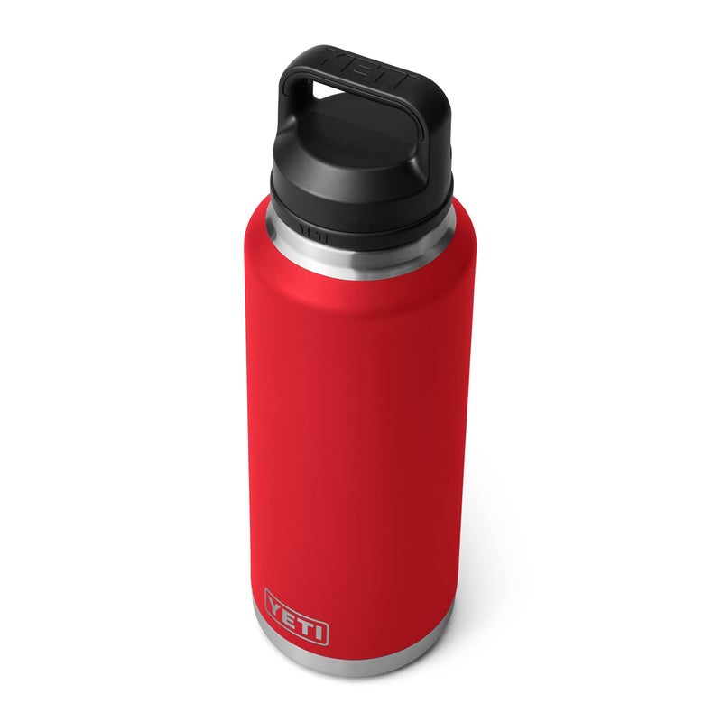 YETI Rambler 46 oz Bottle  Leakproof  Vacuum Insulated  Stainless Steel with Chug Cap  Rescue Red - Image 5
