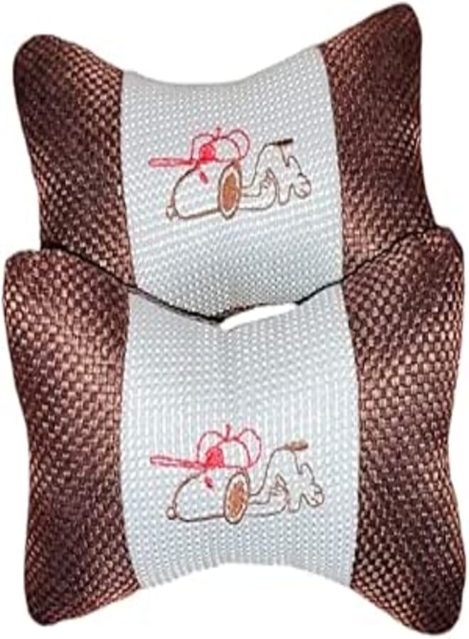 Double Sided Car Seat Neck Pillow Car Headrest Pillow Car Seat Headrest Pillow Neck Holding Pillow 2 Pcs Scorpion