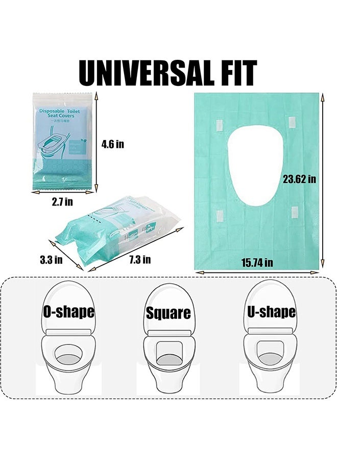 GIFT 30 Pack Toilet Seat Covers Disposable, 40*60cm Portable Toilet Liners Travel Seat Cover for Outdoors,Hotel, Hospital, Travel, Public Toilet Seat Cover - Image 2