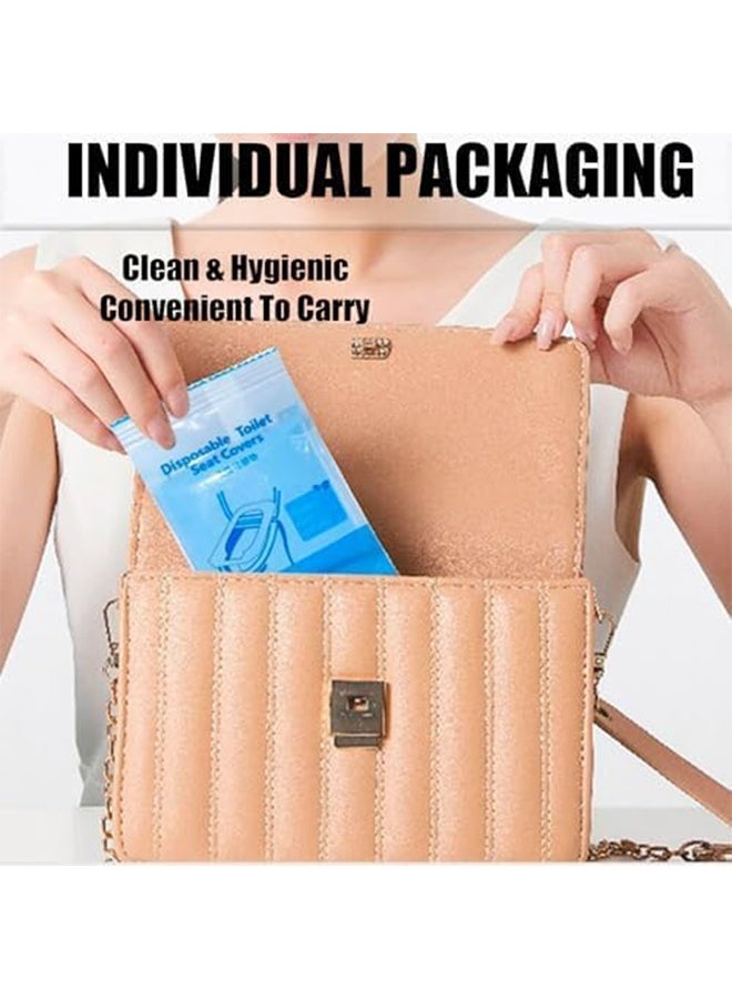 GIFT 30 Pack Toilet Seat Covers Disposable, 40*60cm Portable Toilet Liners Travel Seat Cover for Outdoors,Hotel, Hospital, Travel, Public Toilet Seat Cover - Image 4
