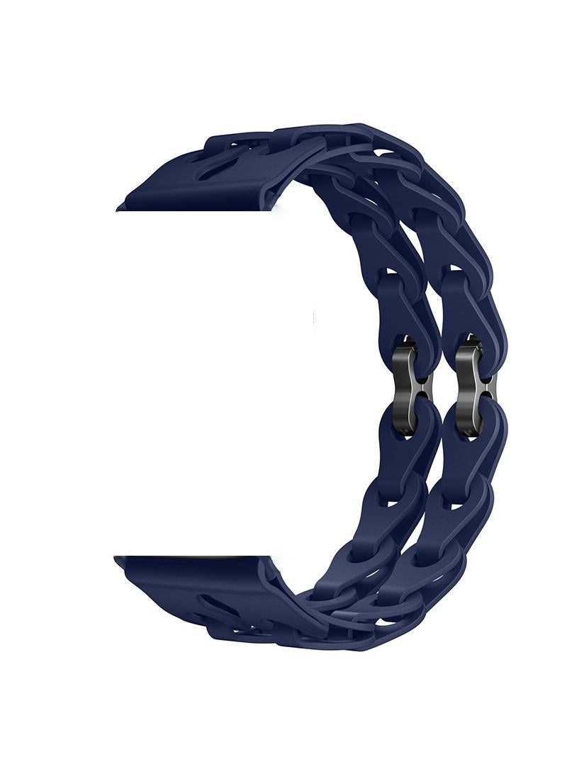 Y&D For Apple 42/44/45/49mm Fashion Hollow Silicone Bracelet Strap - Image 1