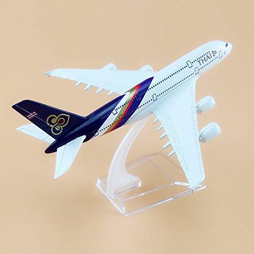 Sage Square 1:300 Thai Airways Boeing 777-300 Scale Metal Model Aircraft, Highly Detailed Souvenir Model Aircraft Collection, Multi - Image 5