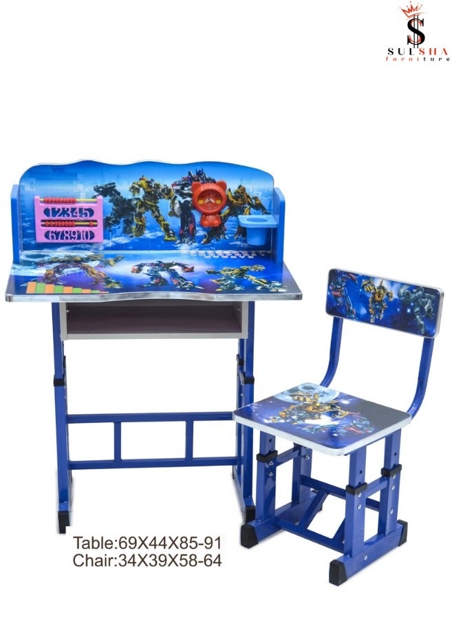 SULSHA Baby Desk Study Table For Kids Blue Color 