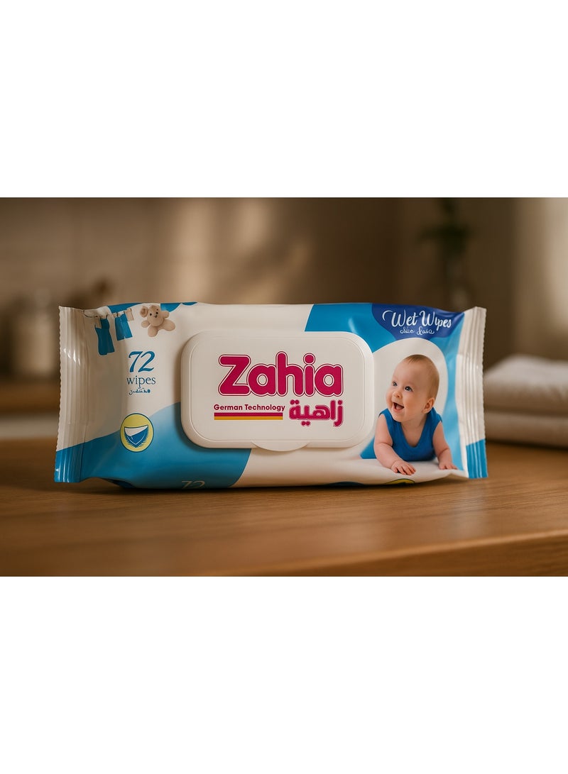 Baby Wipes Zahia, 72 Count - Image 1